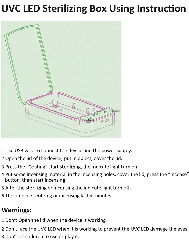 Hot sale Mobile Portable UV Sterlilizer Box