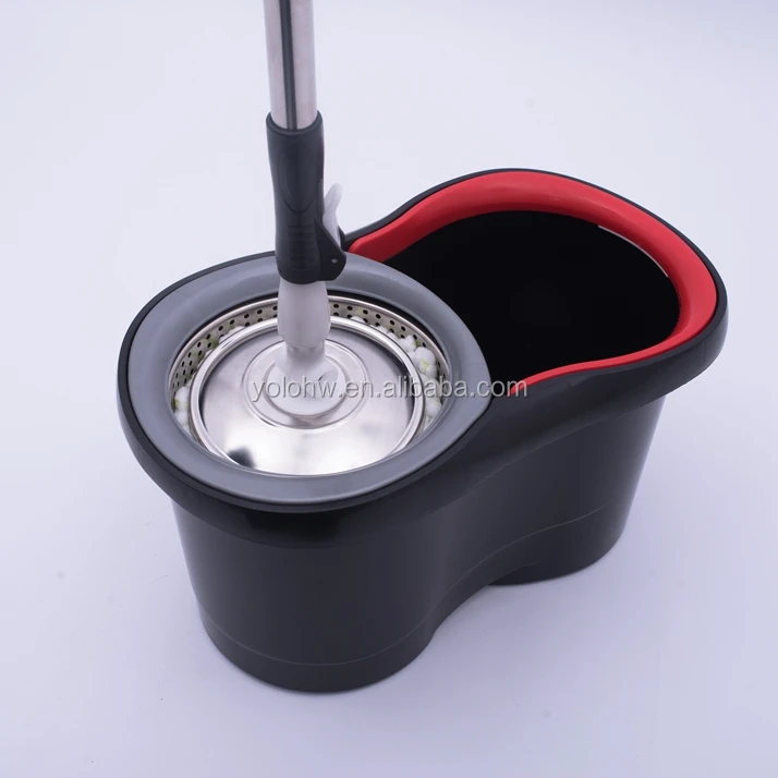 Extensible Telescopic Steel Handle Swivel Magic Mop Spin with Bucket_2083.jpg