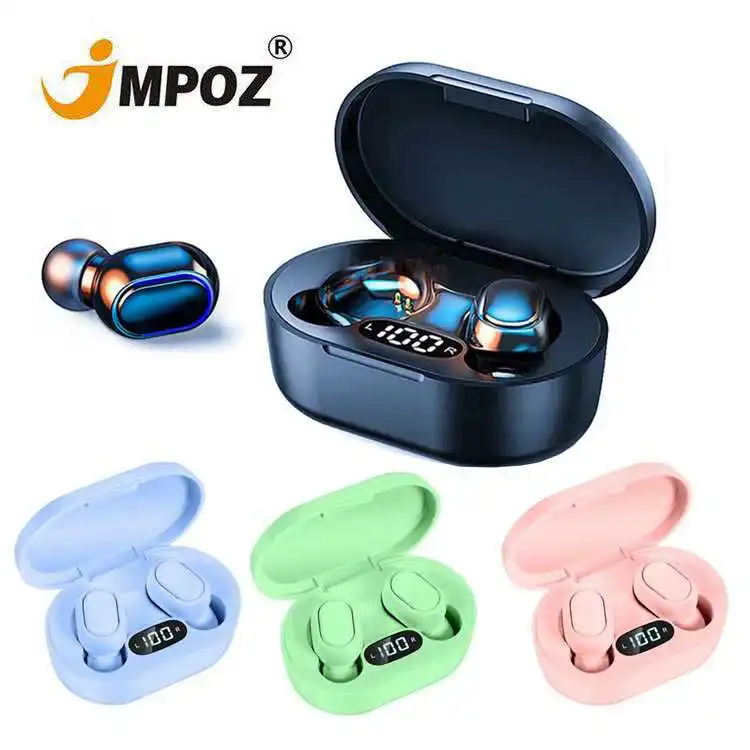 

2021 E6S E7S Digital Display Waterproof Wireless Stereo True TWS Earbuds A7S Earphone Headphone TWS True wireless earphone