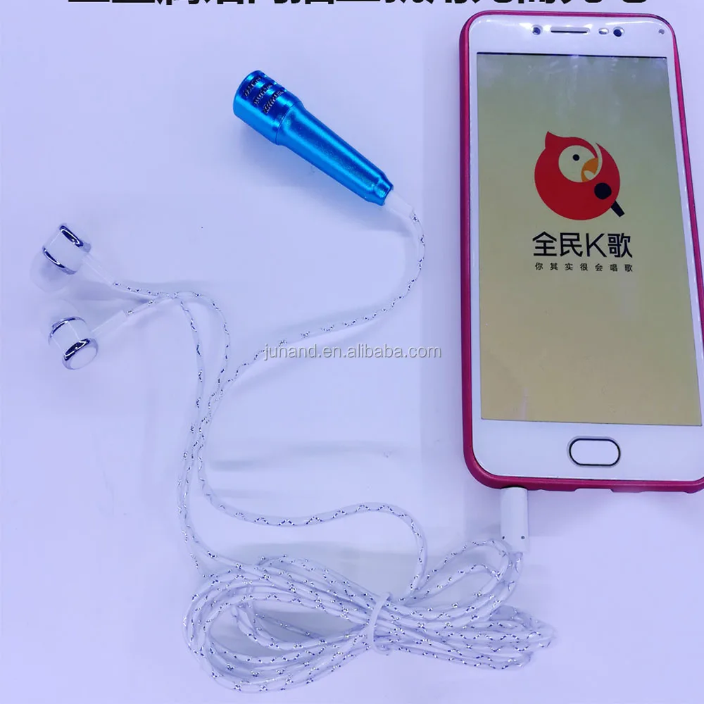 Custom Logo Printed 3 5mm 2 In 1 Wired Mini Ktv Singing Karaoke Microphone With Earphone For Cellphone Singing Chatting Buy 2 In 1 Wired Microphone Earphone Mini Ktv Singing Microphone Earphone Mini Microphone