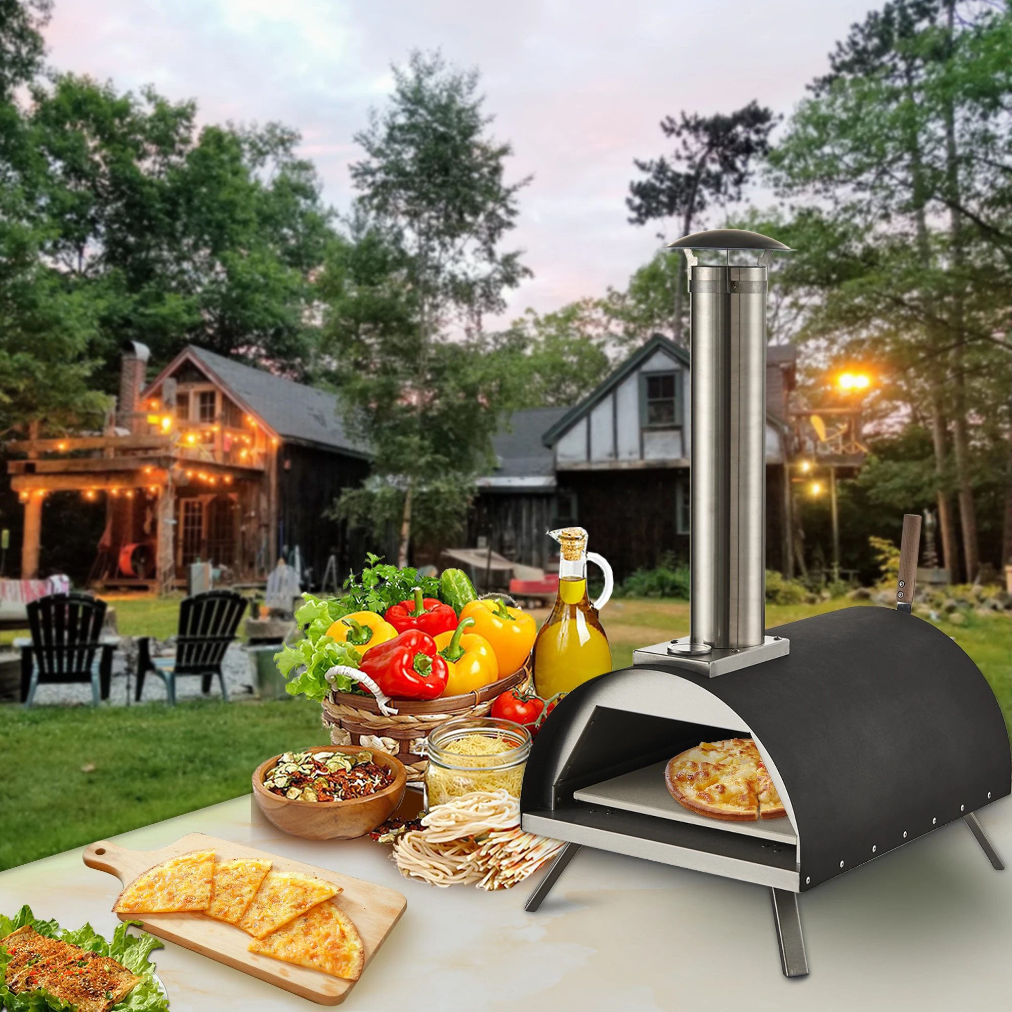 Outdoor Pizza Oven Wood Fire Black Pizza Oven Portable Pizza Oven Buy
