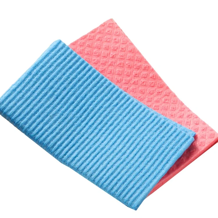 低价瑞典厨房纤维素海绵布毛巾布海绵