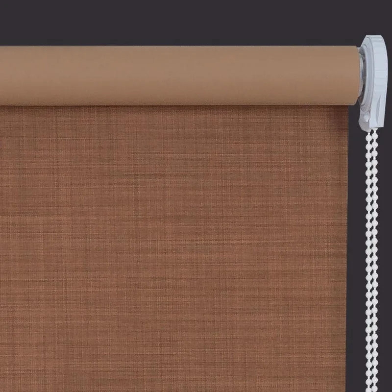 Woven Fabric Design Easy Operation Light Filtering Roll Blinds Blackout Sun Shade Roller Window Decoration