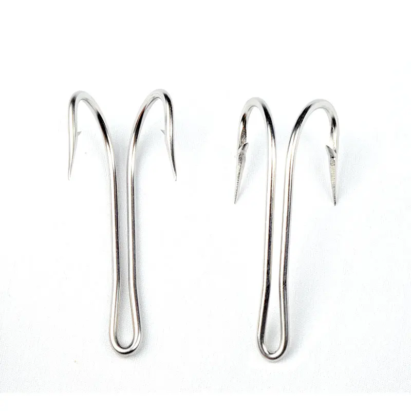Wholesale Duple Fish Hooks Big Sizes Super Strong Sea Saltwater