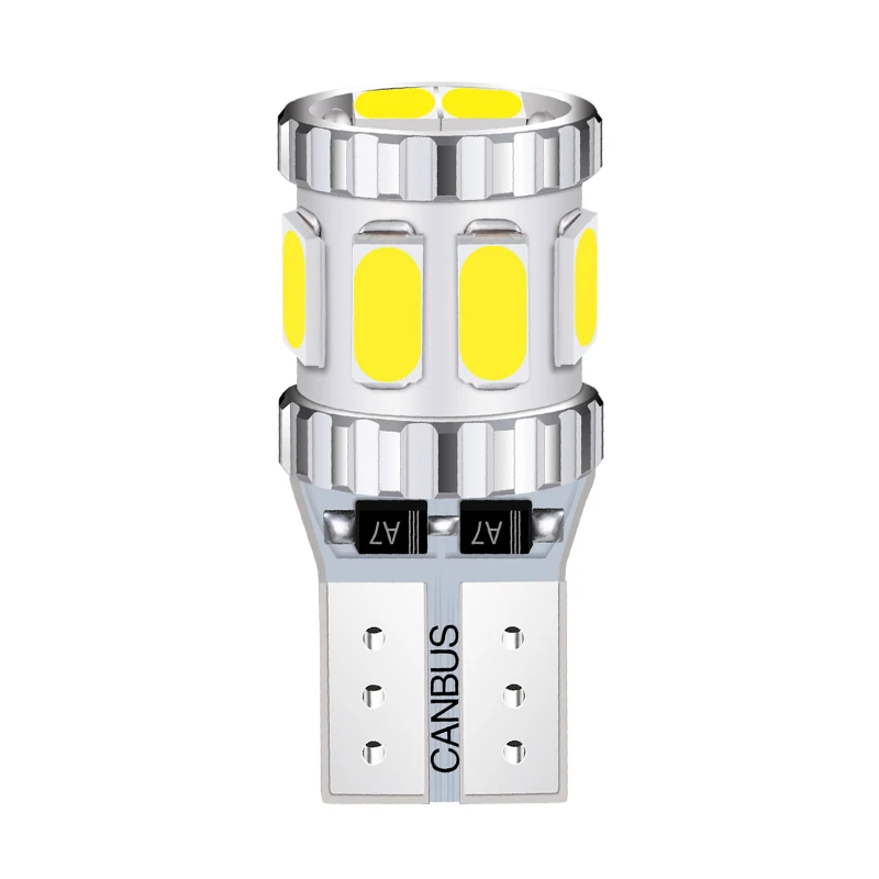 

5730 SMD 6000K 168 194 Led 5w5 Car Interior Dome Reading License Plate Light Signal Lamp W5W T10 Led Bulbs Canbus