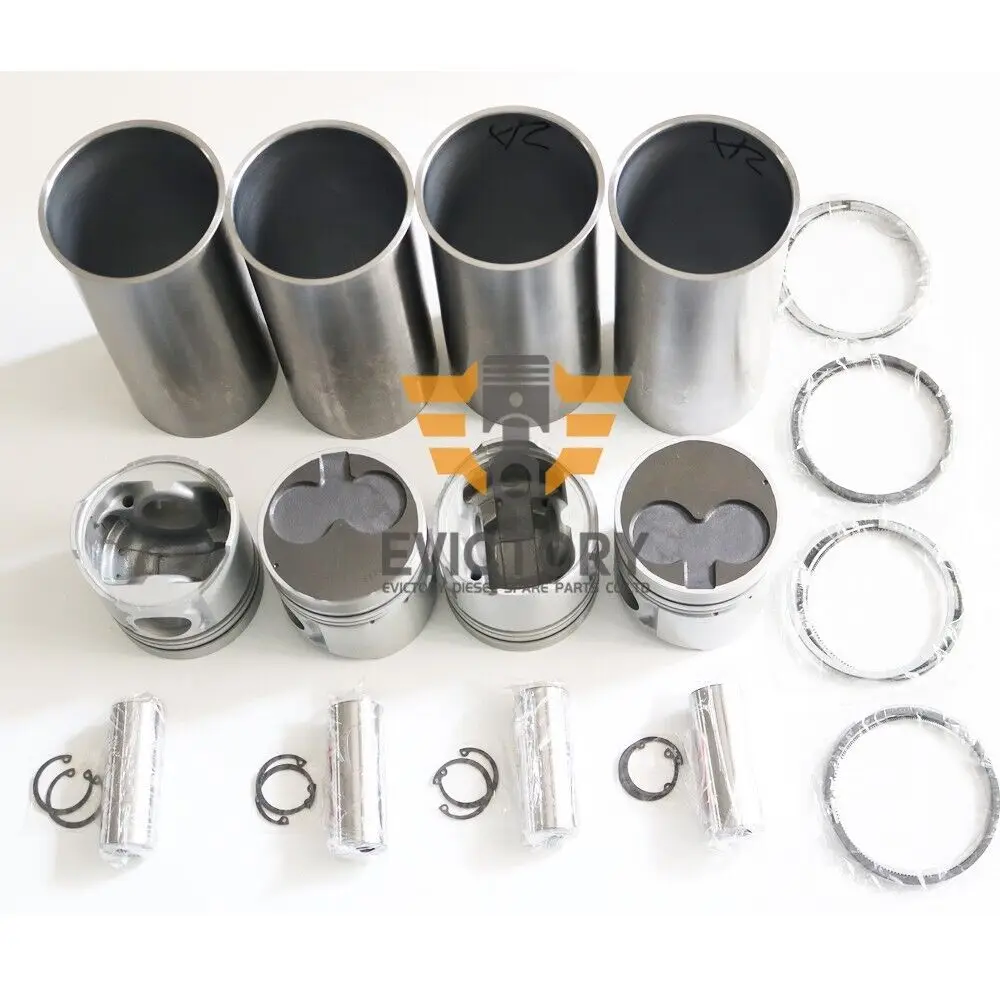 

For ISUZU engine parts 4BD2T 4BD2-T 4BD2 piston + piston ring + cylinder liner sleeve