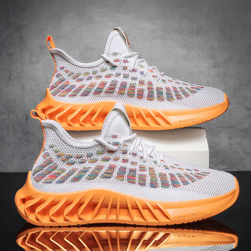 

Hot selling new comfortable casual fashion men running sport shoes