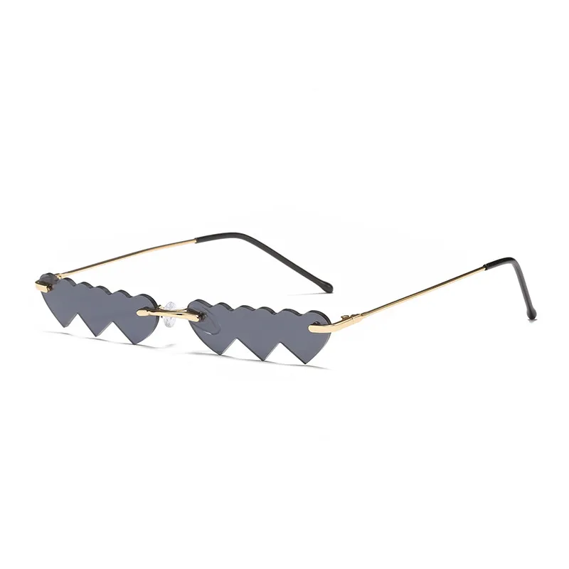 

Faral Unique Sun Glasses Unisex Metal Gradient Custom Logo Shades 2020 New Arrivals Personalized Party Sunglasses