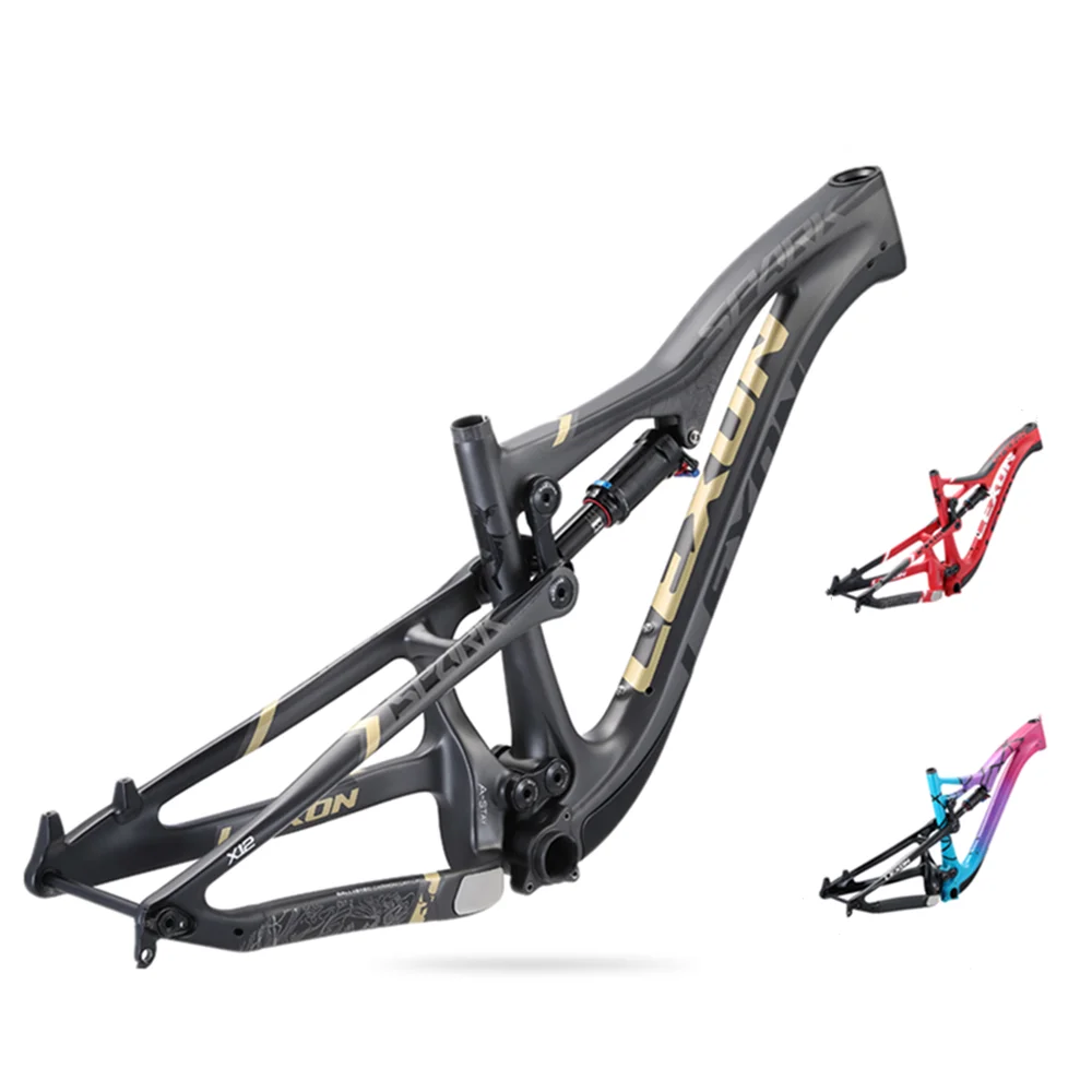 

2020 Lexon 27.5 frame ALL MOUNTAIN AM ENDURO DOWNHILL FRAME 27.5" CARBON DUAL SUSPENSION MOUNTAIN FRAME BOOST 148mm