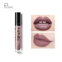 

Super September hot sale Pudaier 12color matte nude liquid longlasting lipgloss