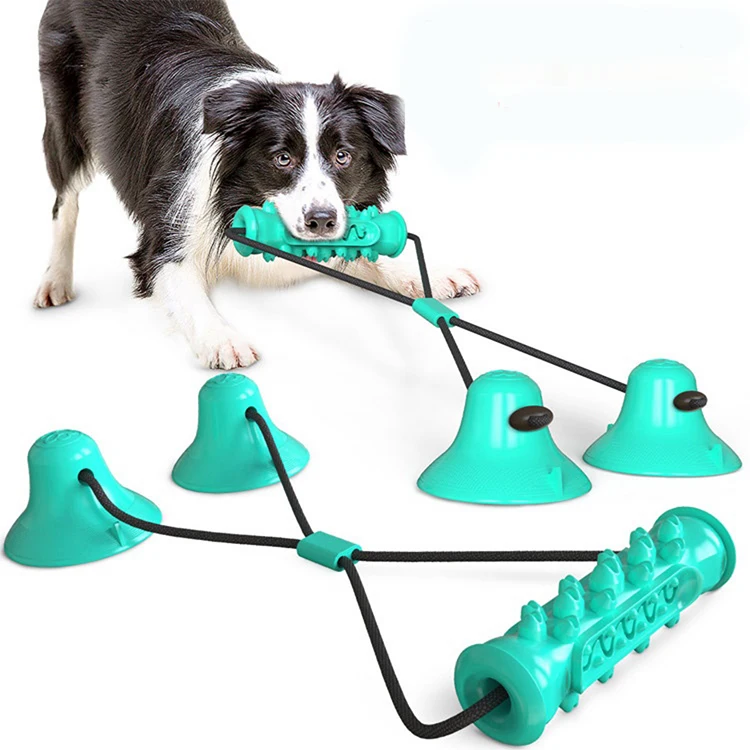 

Pet Toy Dog Chew Toy Tug Of War Toys With Two Suction Cup For Dogs