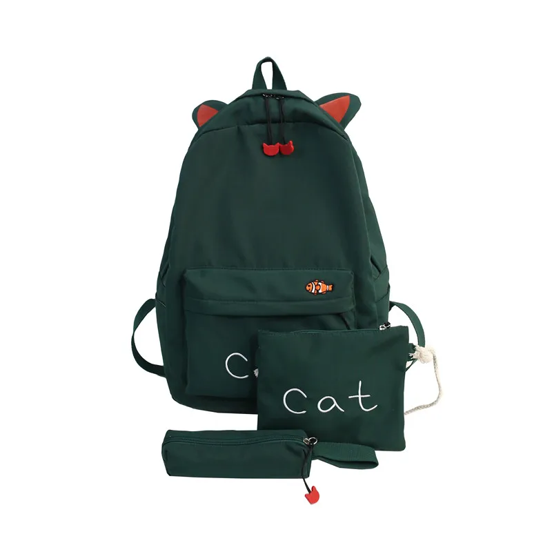 

Factory Wholesale High Quality School Backpack College Student Bags for Girls 3pcs Set