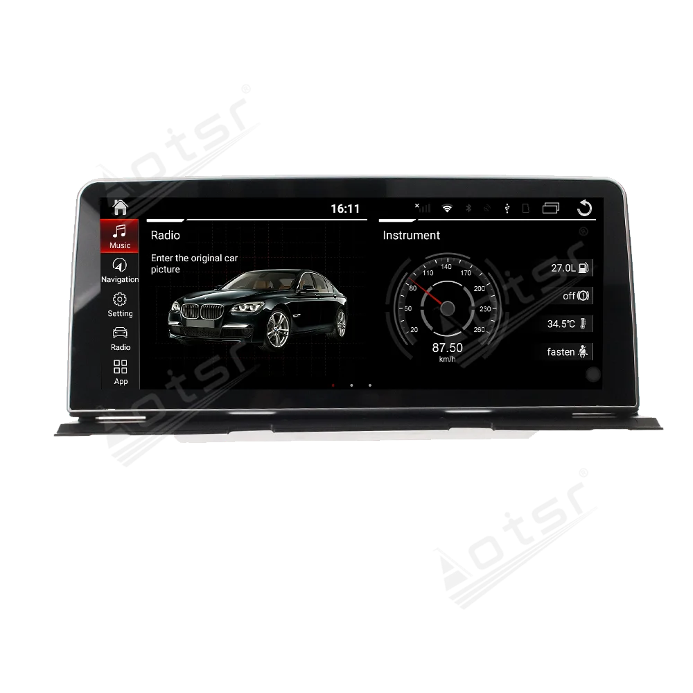 

For BMW 6 Series 6GT M6 F06/F12 12.5 Android 10 8+128 4G LTE Car GPS Navigation AutoStereo Headunit Multimedia Player Radio Tape