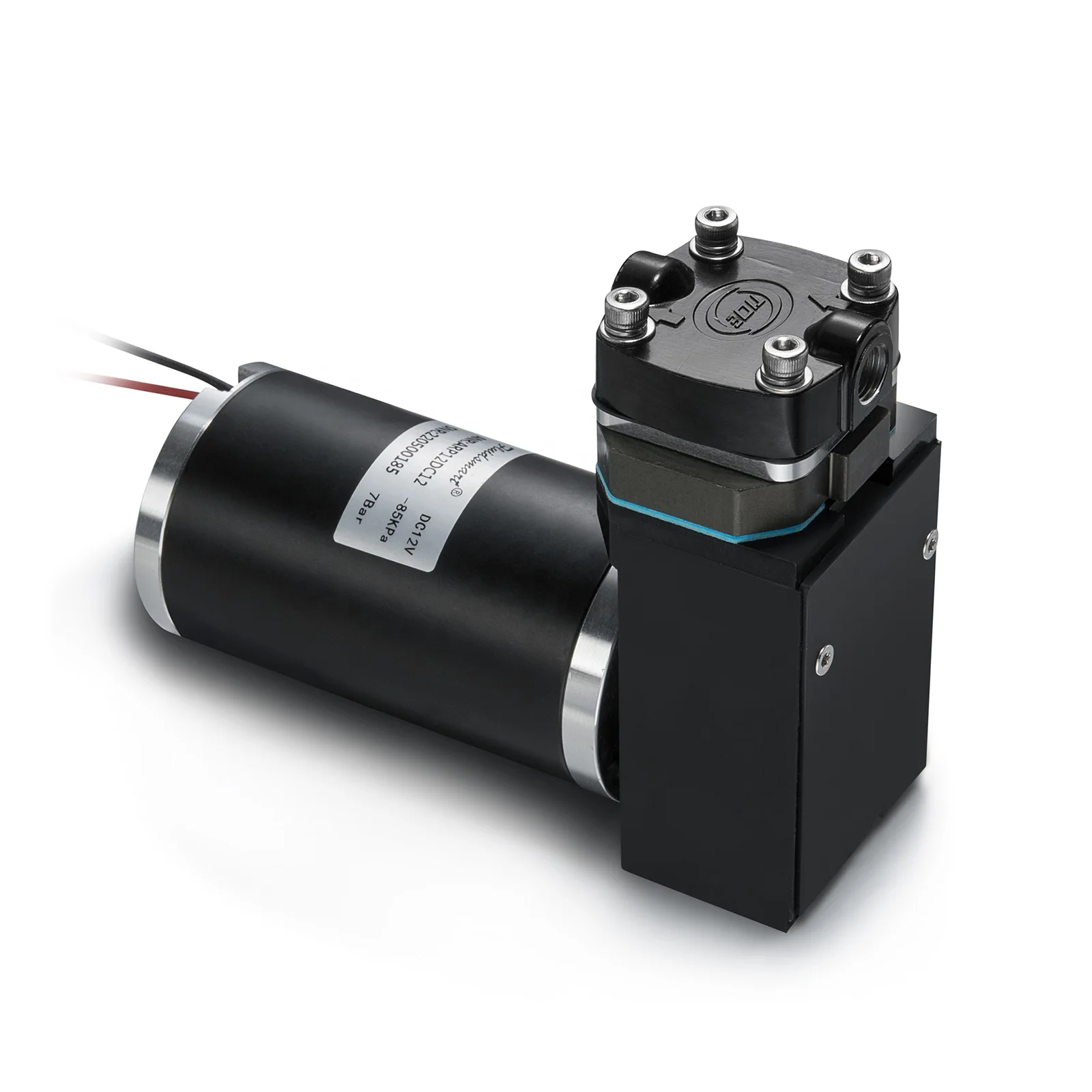 Fluidsmart ARP12DC24 Brush DC 24V High Pressure High Vacuum Low Noise Oilless Piston Air Vacuum Pump