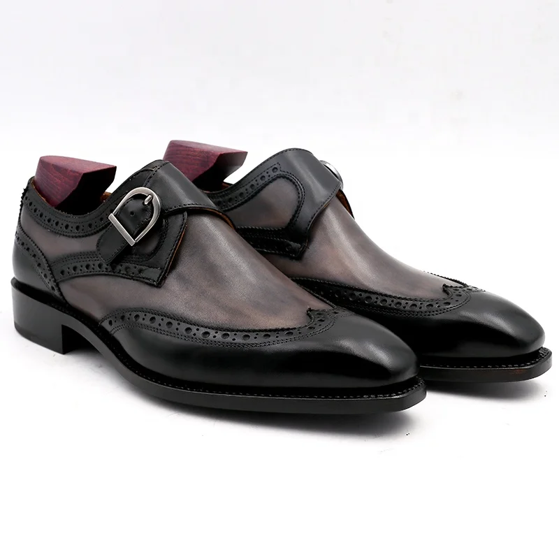 

Cie Ms03 Fashion Handmade Business Dress Shoes Men's Monk Leather Shoes, Requirements