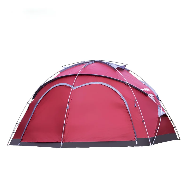 

5-8-12 outdoor luxury multi-person large tent outdoor climbing park fishing grassland yurt canopy tent 1room with big space