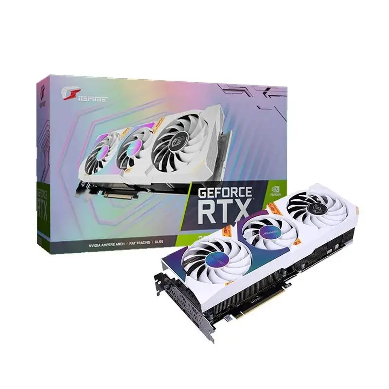 

Colorful iGame GeForce RTX 3080 Ultra W OC 10G LHR computer gaming graphics card 3080 gpu support rtx3080 10gb video cards