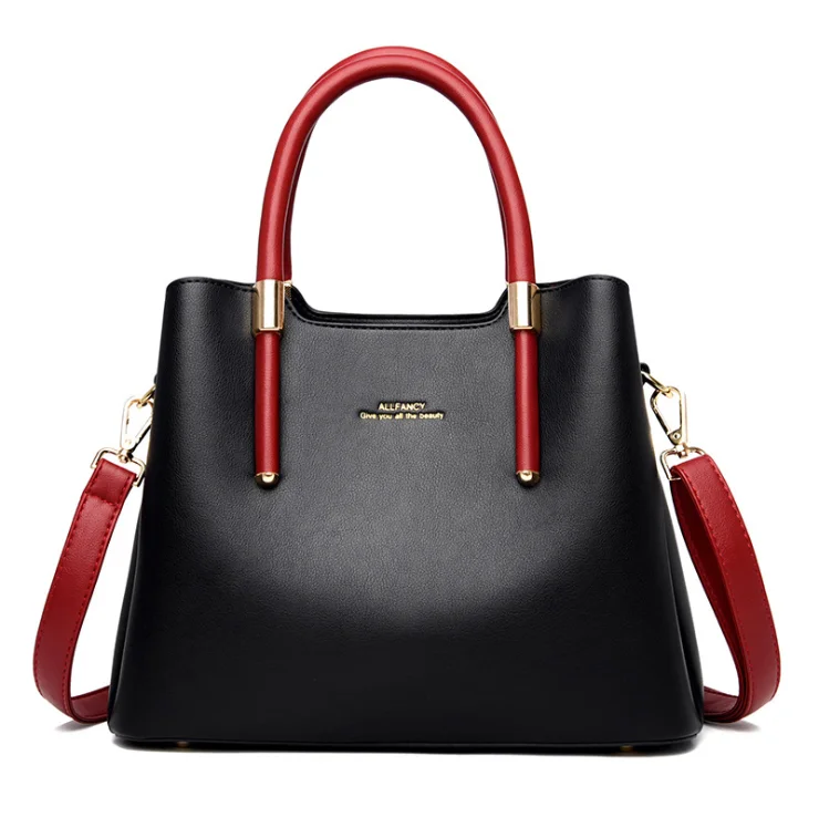 

China OEM fashion lady genuine leather tote handbag women hand bag brands bags handbag ladies for wholesale, Customizable