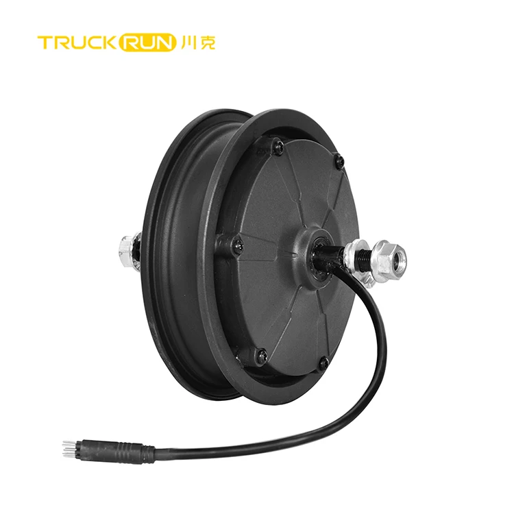Truckrun Rz03 Brushless Hub Motor for Adult 10 Inch 48v 500w Ebike Front/rear Solid Tire 100-135 580-800 CE/ROHS 3.5kg IPX6 72h