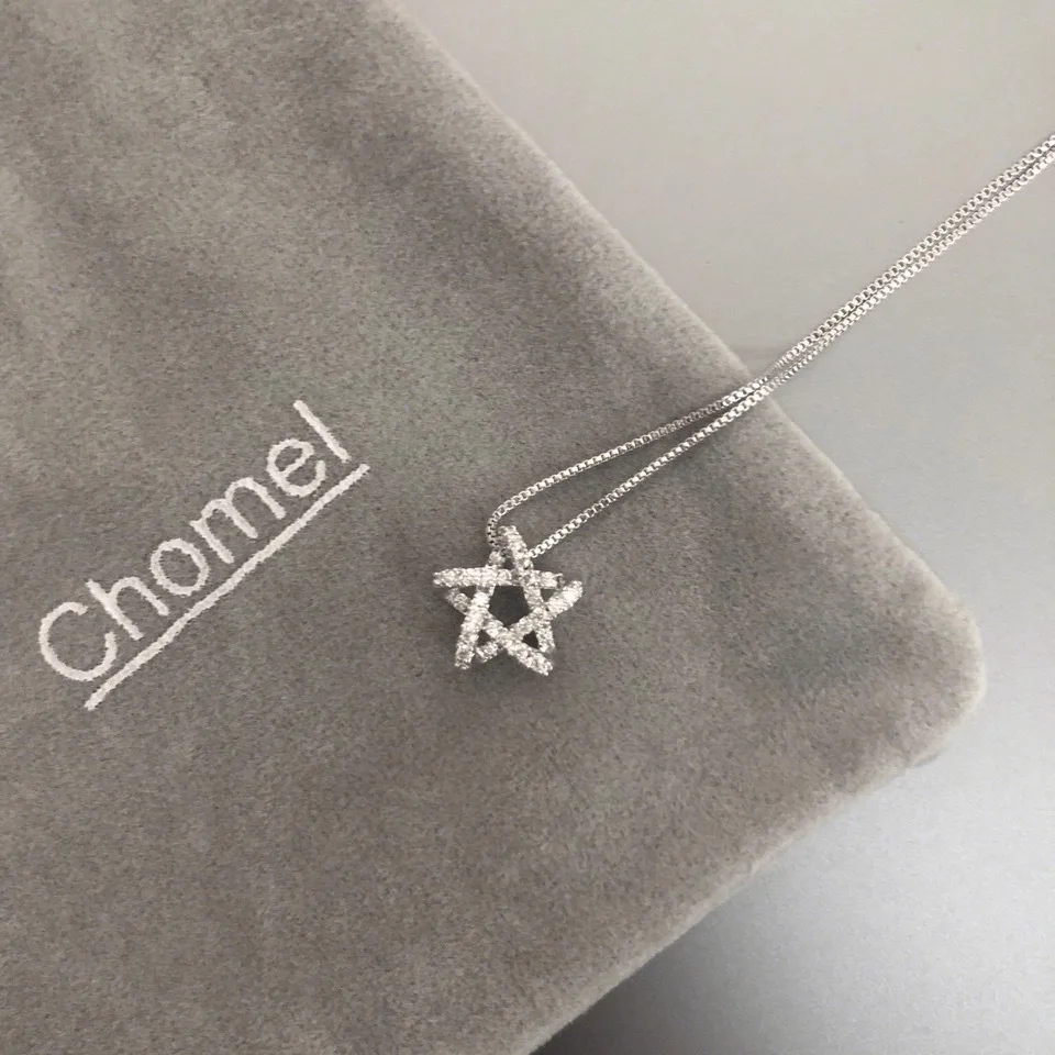 Authentic Star Necklace 925 Sterling Silver Necklace Jewelry For Women