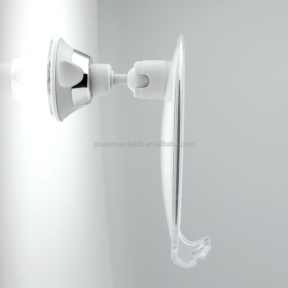 Plastic Framed Wall Mirrors Fog Free Integrated Razor Hook And Strong
