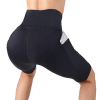 

Women High Waisted Workout Fitness Custom Gym Seamless Shorts Leggings With Pockets