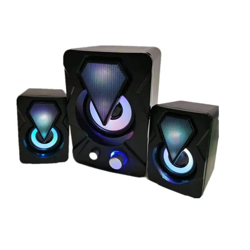 

2.1 Multimedia Subwoofer Mobile Phone Small Sound USB Laptop Speaker Mini Home Sound