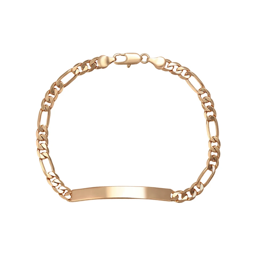 

76586 Xuping jewelry18k gold plated chuban link chain bracelet for women