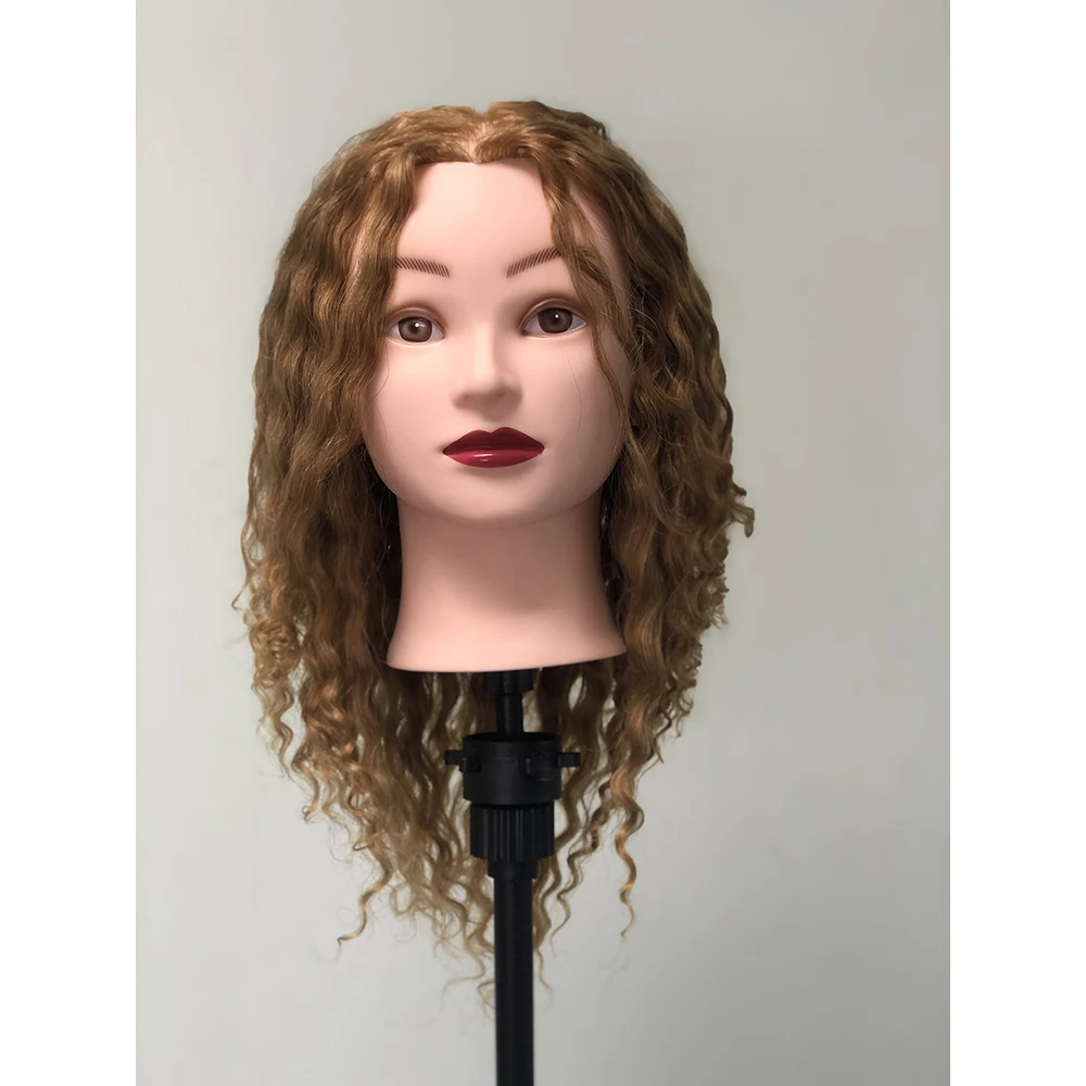 Wholesale Price   Human Hair Training Head for Hairdresser