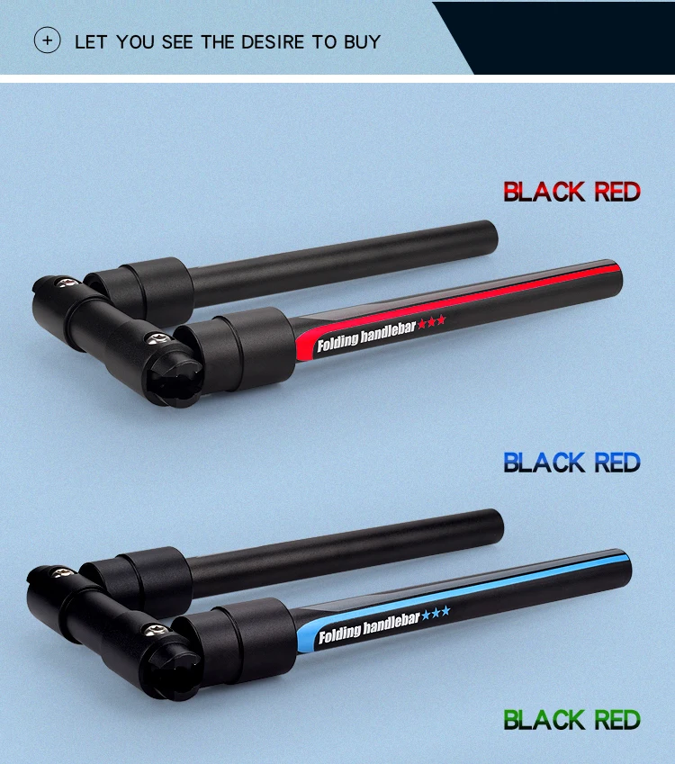 Fmfxtr 1 Second Quick Foldable Bicycle Cycling Handlebar 25.4mm 31.8mm