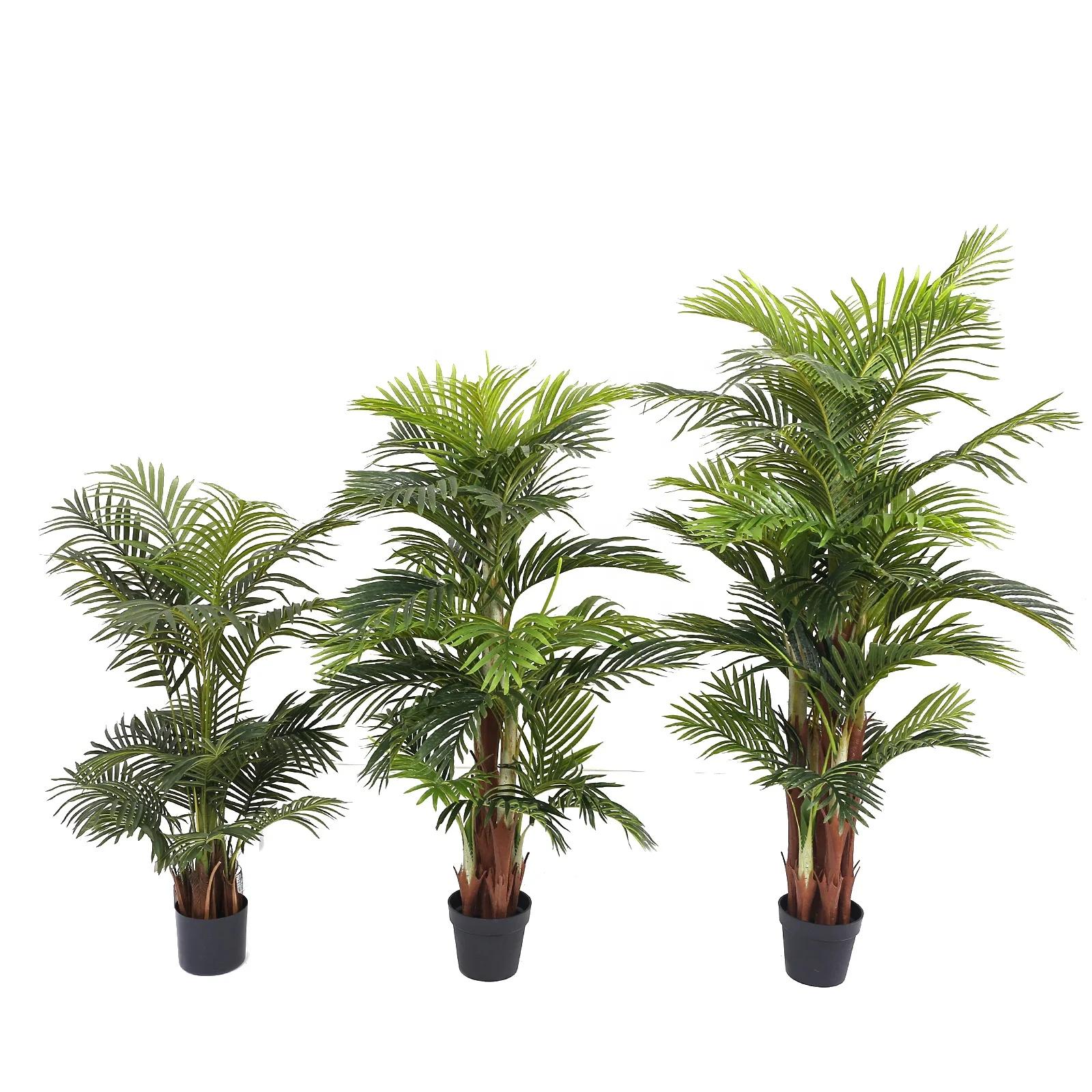 

Faux Plastic Artificial Tree 185cm Artificial Potted Areca Plam Plant for Home Office Decor, Shown