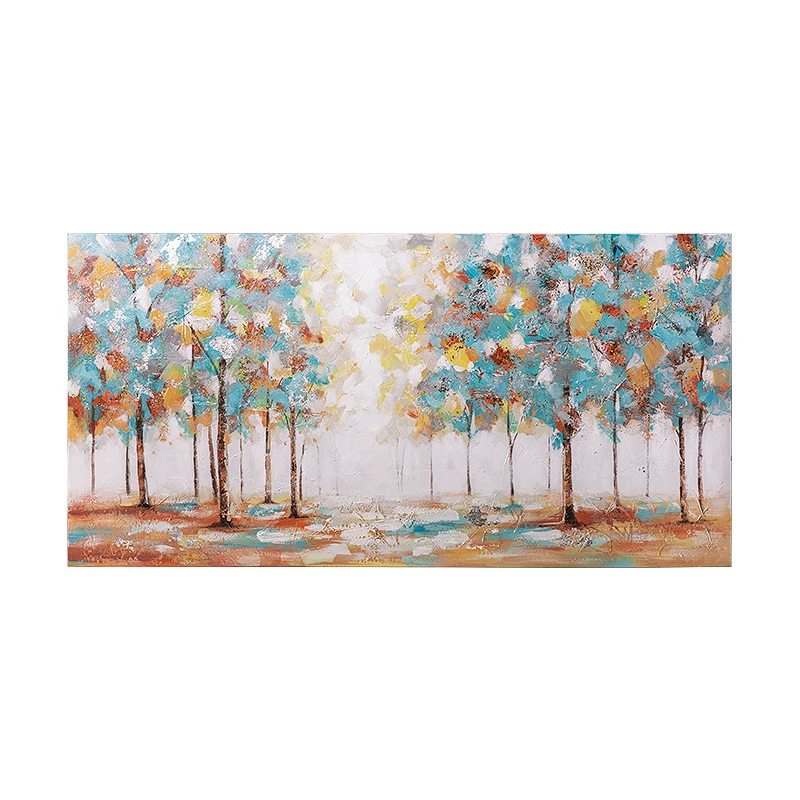 

Factory Wholesale Oil Painting Popular Tree Painting New Design Wall Art Home Decor