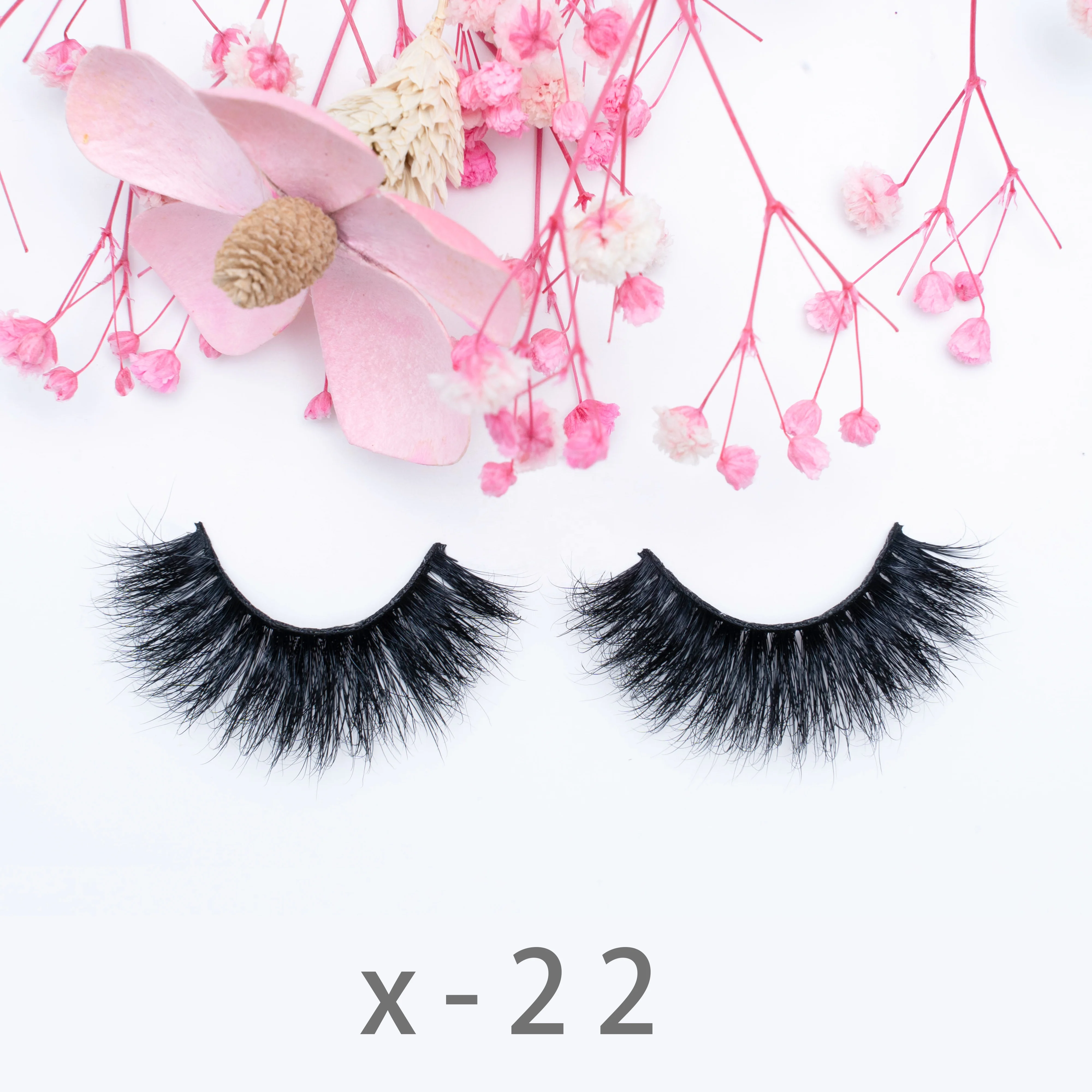 

Custom natural 3D layered look 15mm mink eyelash vendor, Black