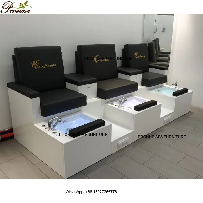 

Pronne custom built wholesale electric triple pedicure spa chair, Optional