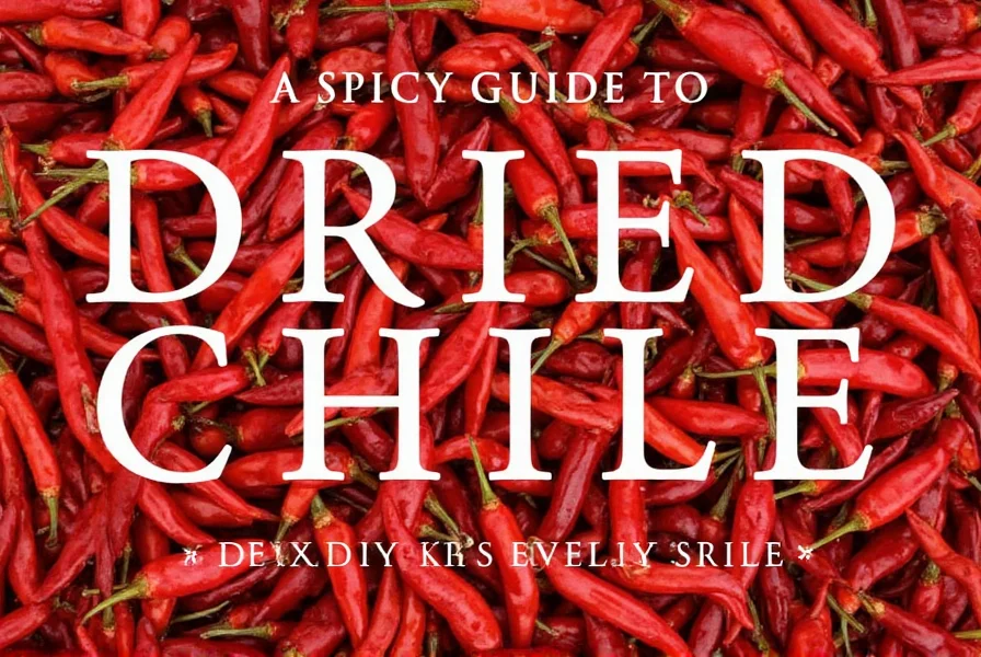 Dried chiles in a jar on a shelf