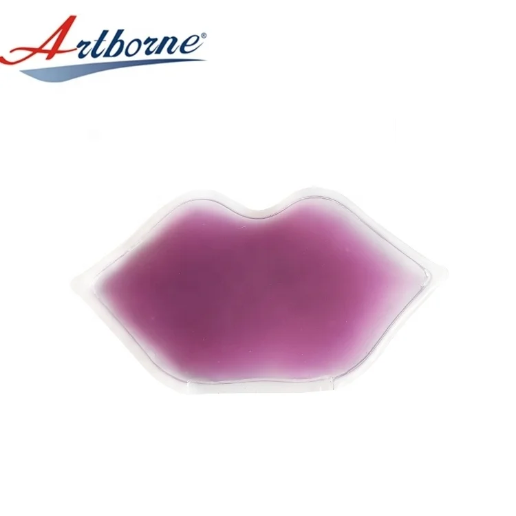 2024 New Arrivals Trending Products Reusable Lip Shape Gel Pack Lip Ice Gel Packs Lip Shape Ice Pack
