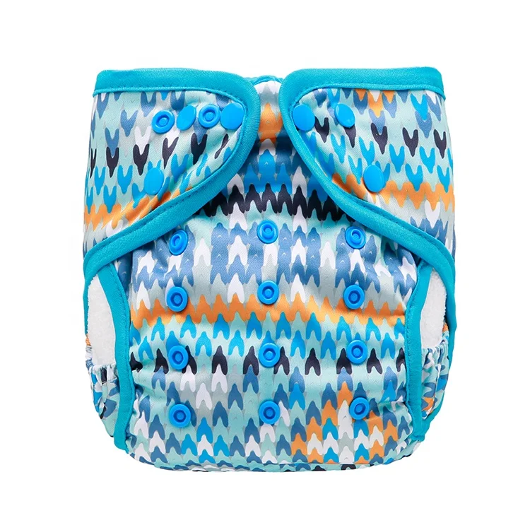 

Reusable baby double gussets cloth diaper waterproof cloth nappy double gusset