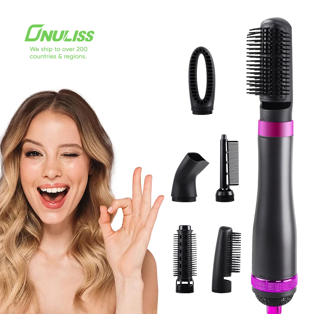 

One Step Hair Dryer Brush Professional Hair Straightener Curler Styling Tools Hot Air Brush Professional Hair Brush Dryer