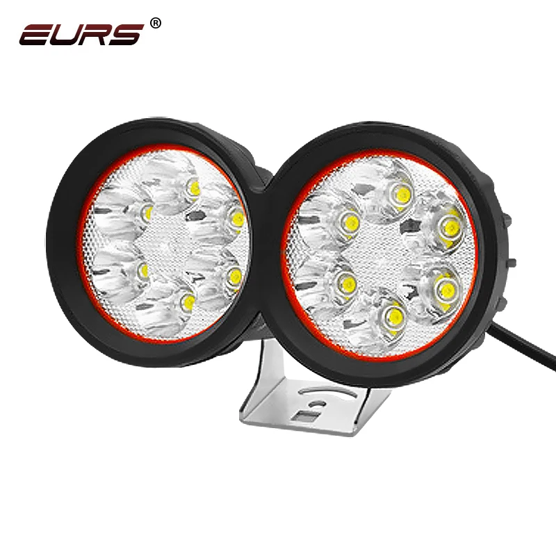 

EURS Motorcycle Electric SCOOTER Super Bright LED Headlights Modified Retrofit Spotlight Long-Range Strong Light Twins Bulbs