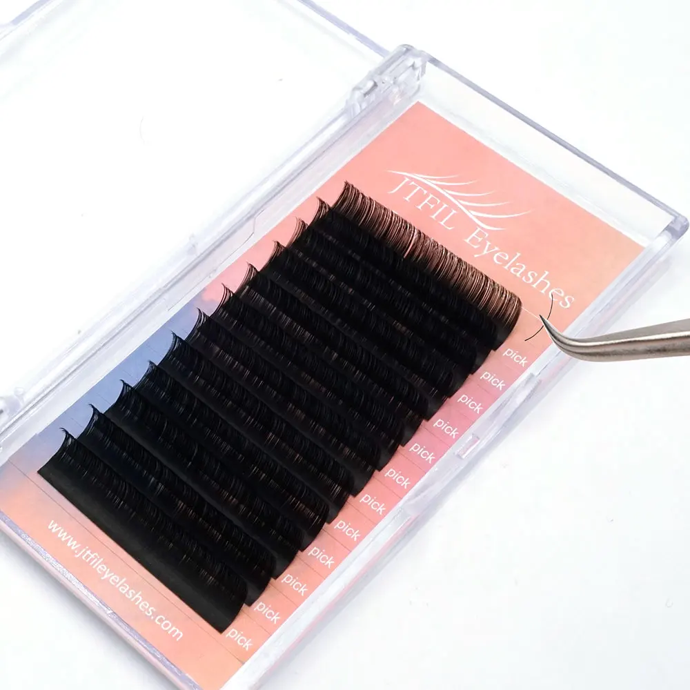 

Individual extension matte Korean PBT fiber lashes silk eyelash extensions