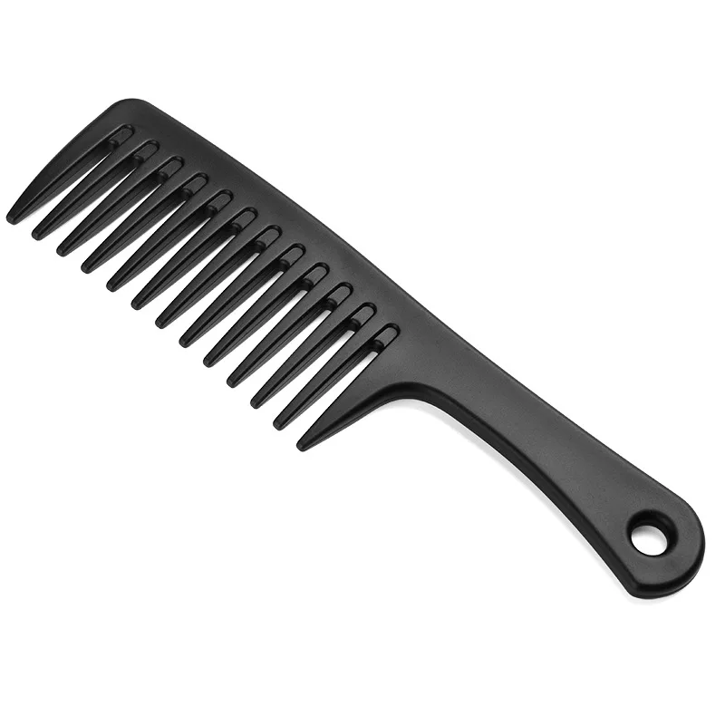 

bulk custom printed wide tooth plastic hair combs wholesale, Black or white or oem