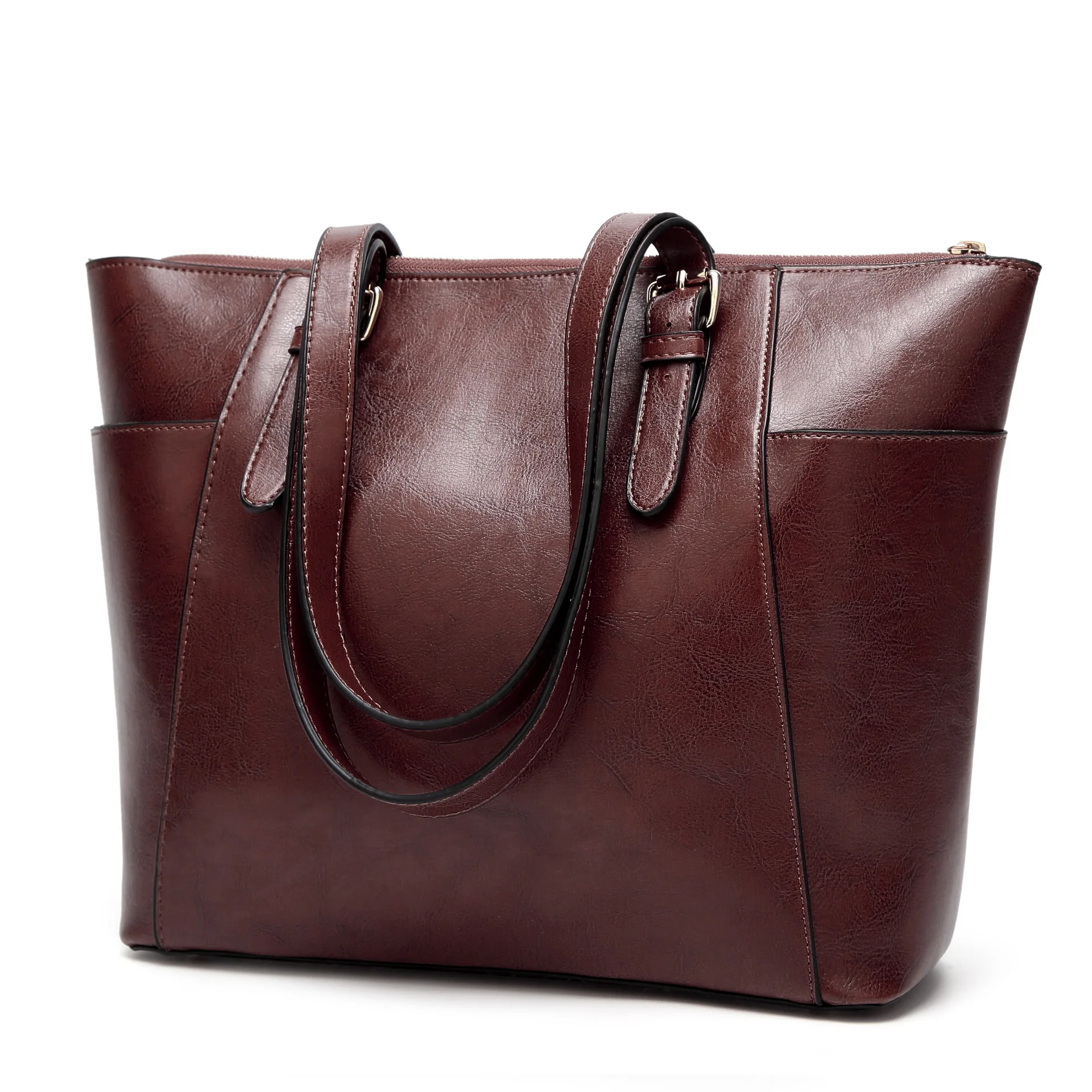 

Custom logo low MOQ large designer luxury weekend shoulder travel bags vintage pu tote bag trending