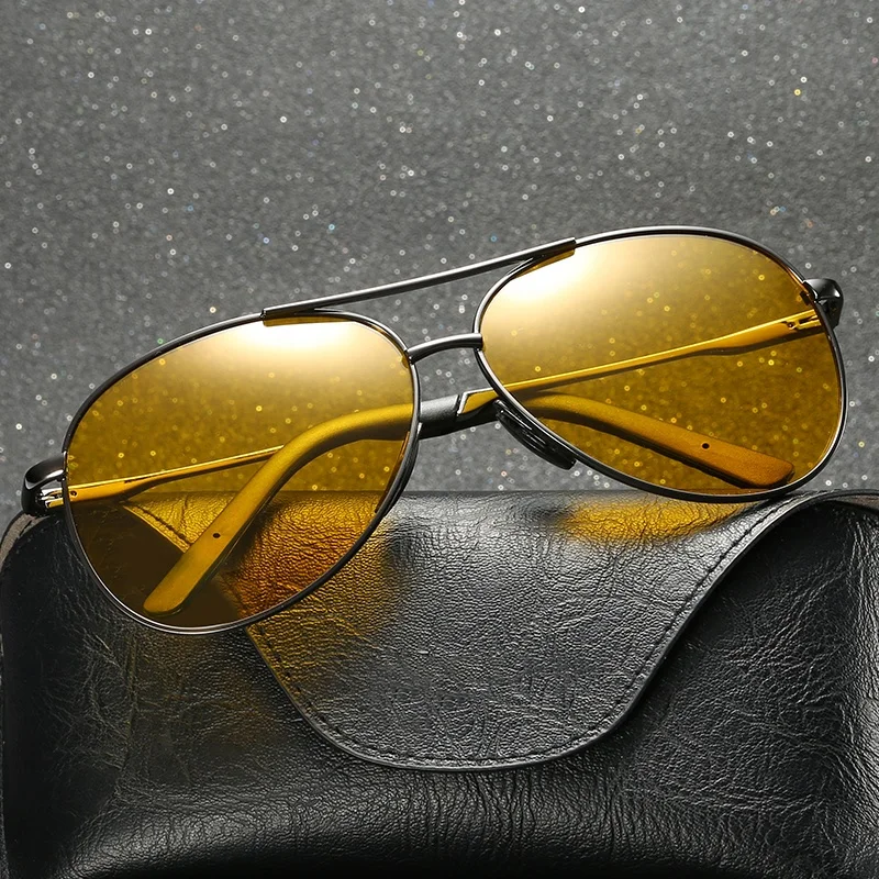 
2019 Mens Night Vision Gafas De Sol Hombre Sun glasses For Driving 