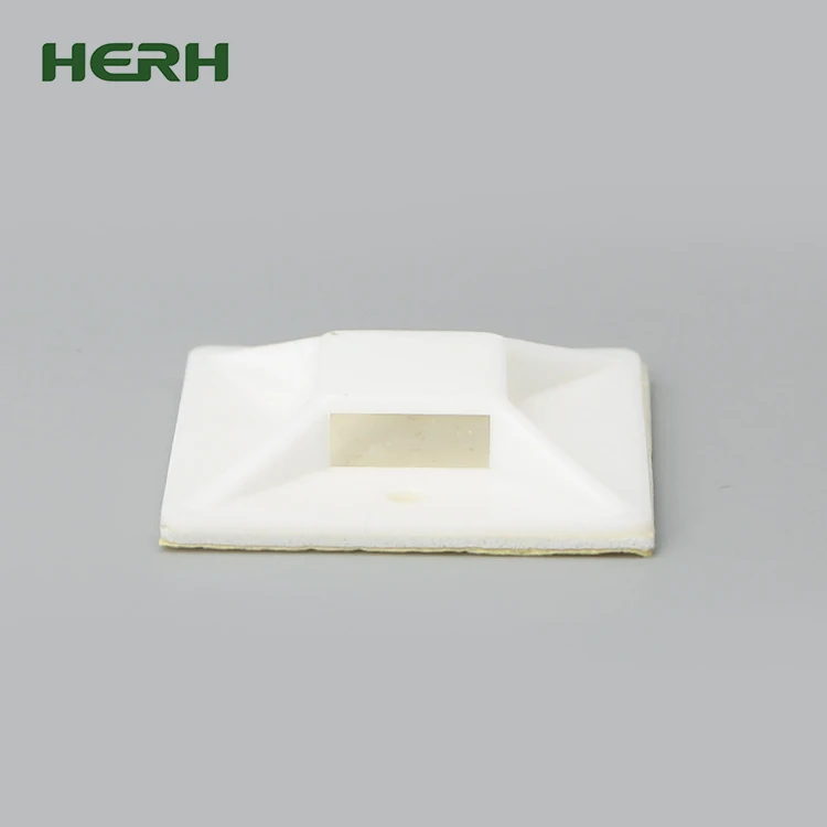 
Herh high quality self adhesive cable tie mount size 25mm 
