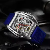 

Double-sided hollow 3 color waterproof luxury watch automatic mechanical watch for man