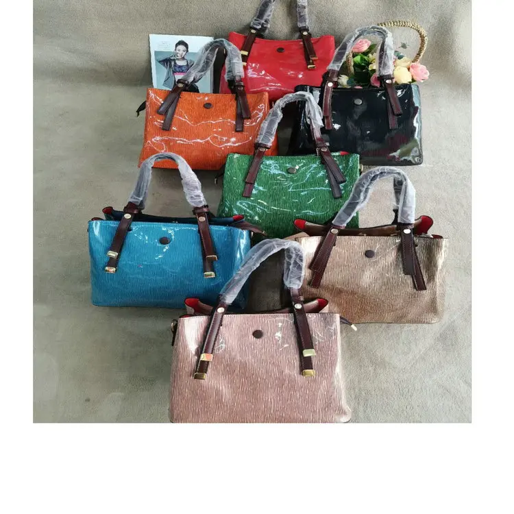 

4.68 Dollar Model A8-018 PU Leather Good Quality ladies bags handbag 2021 with different colours, Mix