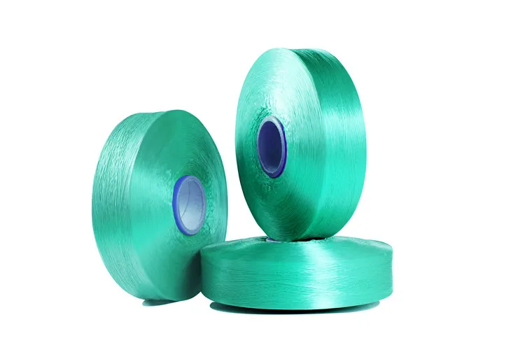 
China supplier high quality recycle yarn dope dyed fdy pp webbing yarn bright FDY multifilament yarn 