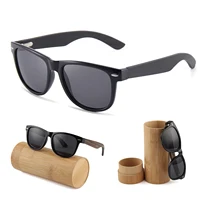 

retro 2019 private label custom wooden temple sunglasses polarized