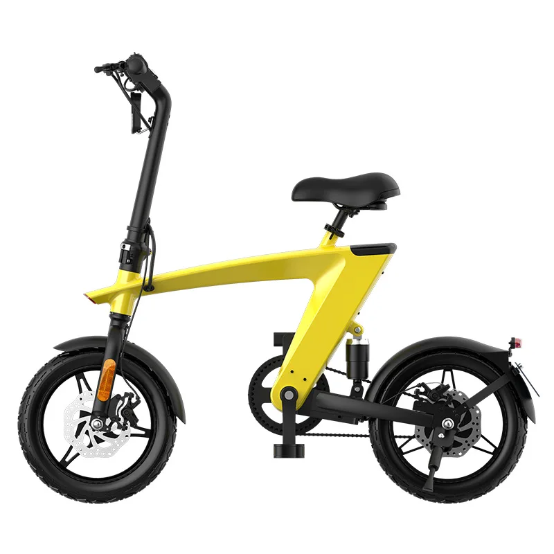 

Lithium battery 36V 10AH two-wheel foldable electric bicycle variable speed driving adult pedal assisted electric bicycle