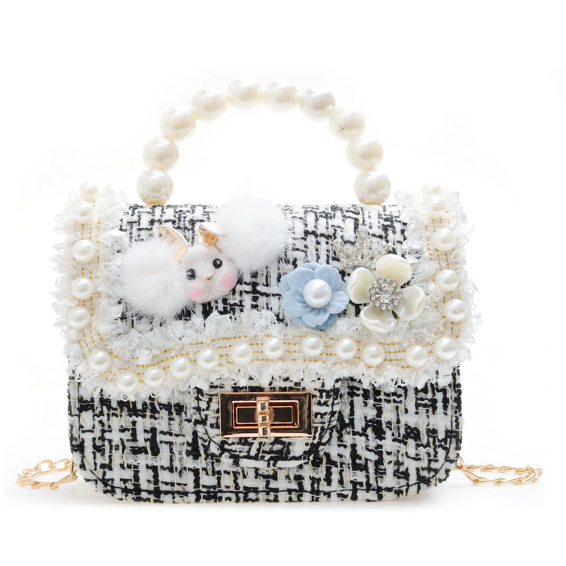 

Kids Mini Bags Women Handbags Ladies Purses And Handbags For children flower rabbit Crossbody Bag Little Girl